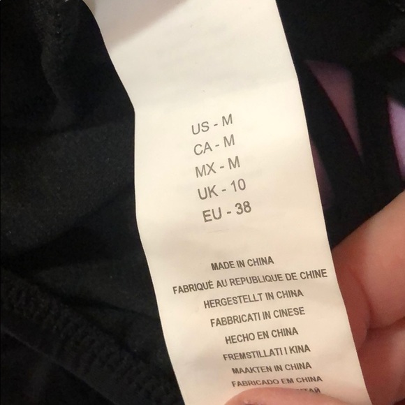 The Bikini Lab Lace Front Blk One Piece Swimsuit M - Picture 4 of 13